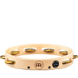 Meinl Percussion 10" Artisan Edition Tambourine, Single Row, Solid Brass 44mm Jingles - Image 3