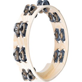 Meinl Percussion 10" Artisan Edition Tambourine, Dual Row, Nickel Plated Steel 44mm Jingles
