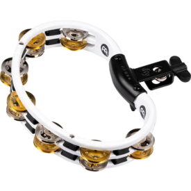 Meinl Percussion Recording-Combo Mountable ABS Tambourine, White, Mixed Jingles