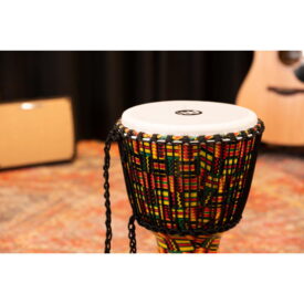 Meinl Percussion 12" Rope Tuned Travel Series Djembes, Synthetic Head (Patented), Simbra - Image 3