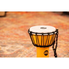 Meinl Percussion 7" Junior Djembe, Yellow - Image 3