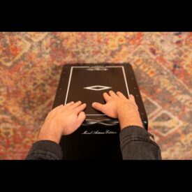 Meinl Percussion Artisan Edition Series String Cajon Tango Line - Satin Black - Image 6