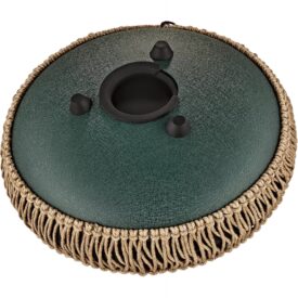 Meinl Sonic Energy 10" Medium Octave Steel Tongue Drum - F# Minor, 8 Notes, 432 Hz - Dark Green - Image 4