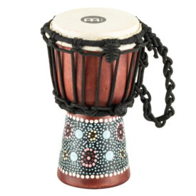 Meinl Percussion 4 1/2" African Style Mini Djembe, Flower Design