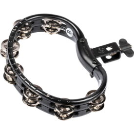 Meinl Percussion Traditional Mountable ABS Tambourine, Black, Nickel Plated Steel Jingles