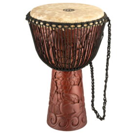 Meinl Percussion 14" Artisan Edition Djembe, Deluxe Carving
