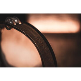 MEINL Percussion 12" Tamburello, Walnut Brown, Goat Skin, Aluminum Jingles - Image 3