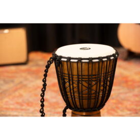 Meinl Percussion 10" Rope Tuned Headliner Series Wood Djembe, Artifact Series - Image 3