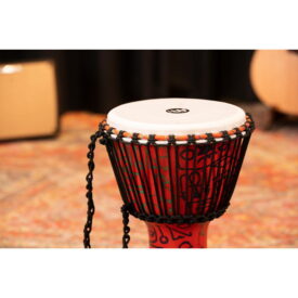 Meinl Percussion 10" Rope Tuned Travel Series Djembes, Goat Skin Head (Patented), Pharao's Script - Image 3