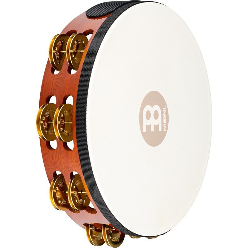 LP Accent Single Row Tambourine, Copper Jingles