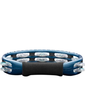 Meinl Percussion Traditional Hand Held ABS Tambourine, Blue, Aluminum Jingles - Image 3