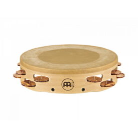 Meinl Percussion 10" Headed Artisan Edition Tambourine, Dual Row, Mixed Bronze Jingles