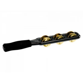 Meinl Percussion Professional Series Jingle Sticks, Black, Solid Brass