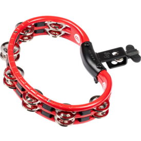 Meinl Percussion Traditional Mountable ABS Tambourine, Red, Nickel Plated Steel Jingles