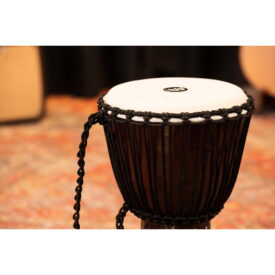 Meinl Percussion 10" Professional African Style Djembe, Village Carving - Image 3