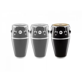 Meinl Percussion 12 1/2" Tumba Fibercraft Series Conga, Black, True Skin Buffalo Head