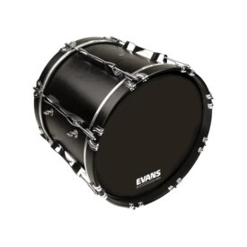 Evans MX1 14" Black Marching Bass Drum Head - Image 3