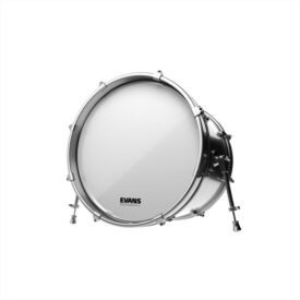 Evans EQ3 White 26″ Resonant Bass Drum Head – No Port - Image 3