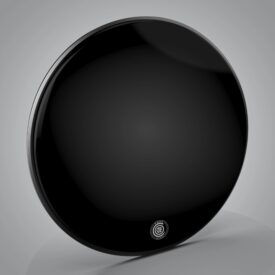 Code 22" Enigma Black Bass Drum Resonant Head