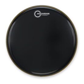 Aquarian 22" Hi-Frequency Resonant Bass Drumhead - Black Video Gloss