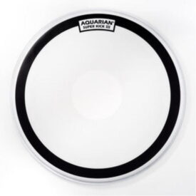 Aquarian Superkick III Texture Coated White