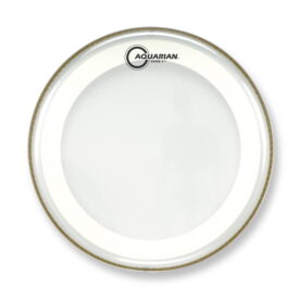 Aquarian 6" Super-2 Clear  Drumhead With Studio-X Ring