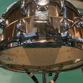 Pre-Owned: Gretsch USA 14" x 6.5" Bronze Snare Drum (with branded case) - Image 5