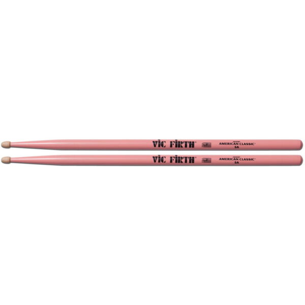 PNG-5AP_Vic-Firth_American-Classic-5A-Pink_PAIR_HORZ
