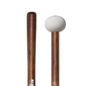 Vic Firth Corpsmaster Bass Drum Mallets - Medium Head – Hard - Image 3