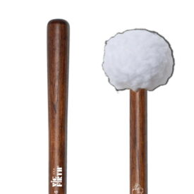 Vic Firth Corpsmaster Bass Drum Mallets - Medium Head – Soft - Image 3