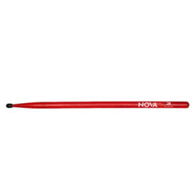 Vic Firth Nova 2B Drumsticks - Nylon Tip - Red