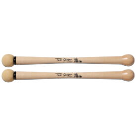 Vic Firth Tom Gauger Bass Drum Mallets - Chamois/Wood