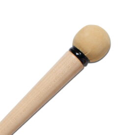 Vic Firth Tom Gauger Bass Drum Mallets - Chamois/Wood - Image 4
