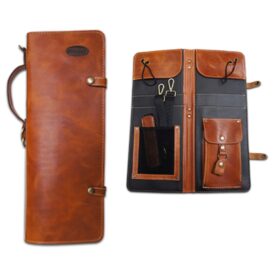 Ahead Handmade Leather Stick Bag - Tan