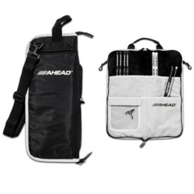 Ahead Deluxe Stick Bag - Black with Gray Trim