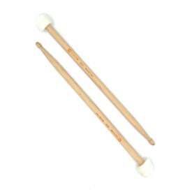 Chalklin Symphonic Rattan MS31 Double Ended Snare Drumsticks/Timpani Mallets