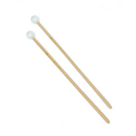 Chalklin Symphonic Rattan MSGJ2 Xylophone Mallets - Hard 28mm Poly Ball