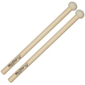 Vater Power Bass Drum Mallets with Hickory "Power" Shaft - for 16" to 18" Drums