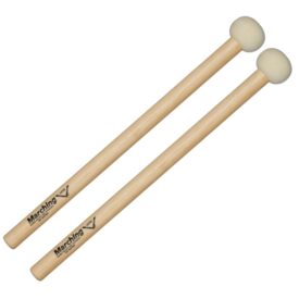 Vater Power Bass Drum Mallets with Hickory "Power" Shaft - for 20" to 22" Drums