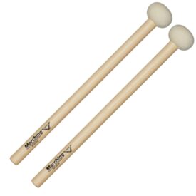 Vater Power Bass Drum Mallets with Hickory "Power" Shaft - for 24" to 26" Drums