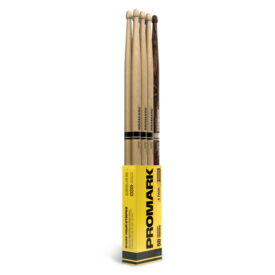 ProMark Rebound 5B Hickory Drumstick, FireGrain 4-Pack