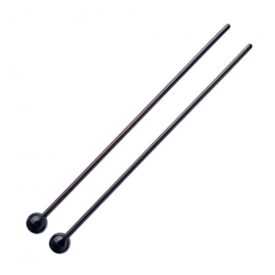 Stagg Maple Bell Mallets - Spherical Black Rubber Head