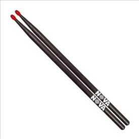 Vic Firth Nova 5B Drumsticks - Nylon Tip - Black