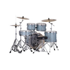 Mapex Venus 20" Fusion Drum Kit - Aqua Blue Sparkle - Image 3