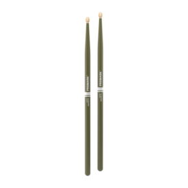 ProMark Rebound 5A Painted Hickory Drumsticks - Green - Image 3