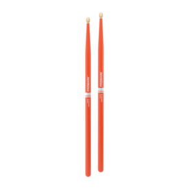 ProMark Rebound 5A Painted Hickory Drumsticks - Orange - Image 3