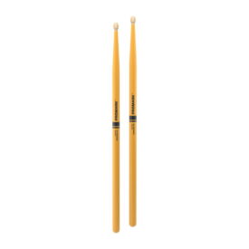 ProMark Rebound 5A Painted Hickory Drumsticks - Yellow - Image 3
