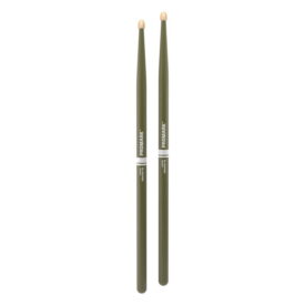 ProMark Rebound 5B Painted Hickory Drumsticks - Green - Image 3