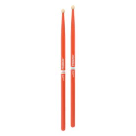 ProMark Rebound 5B Painted Hickory Drumsticks - Orange - Image 3