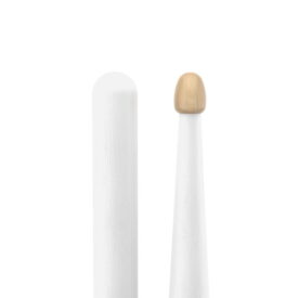 ProMark Rebound 5B Painted Hickory Drumsticks - White - Image 4